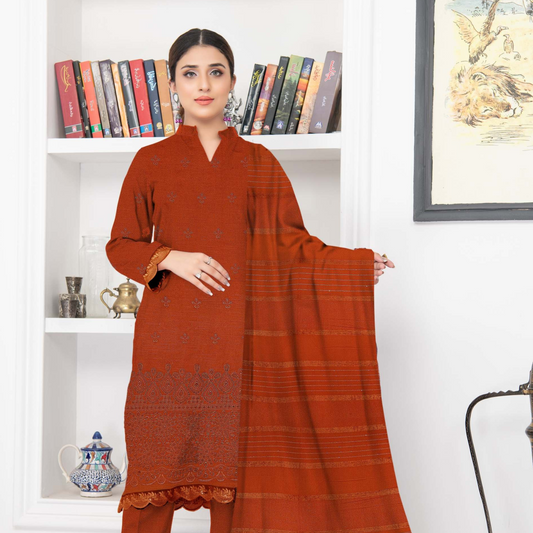 Shine Dhanak Embroidered –005