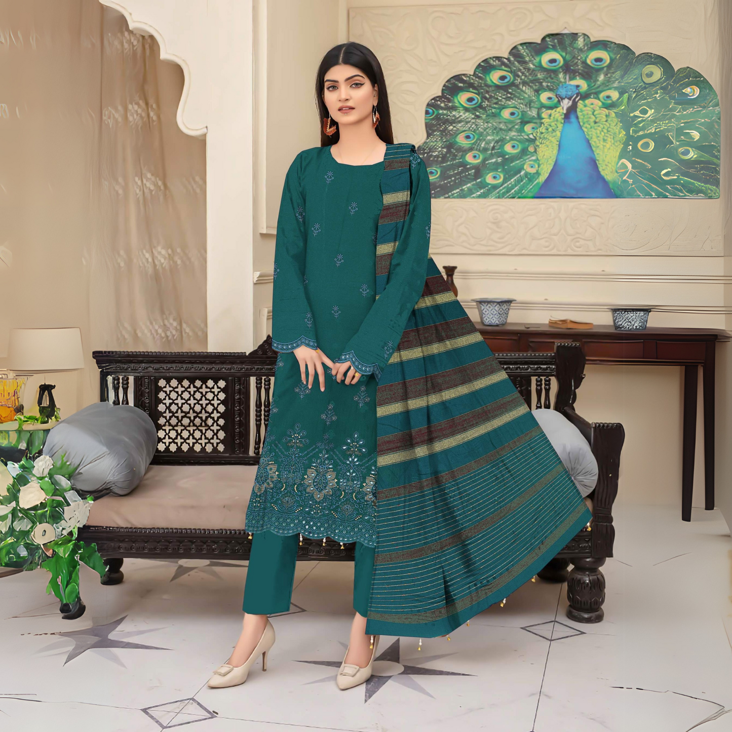 Afsana Embroidered –005