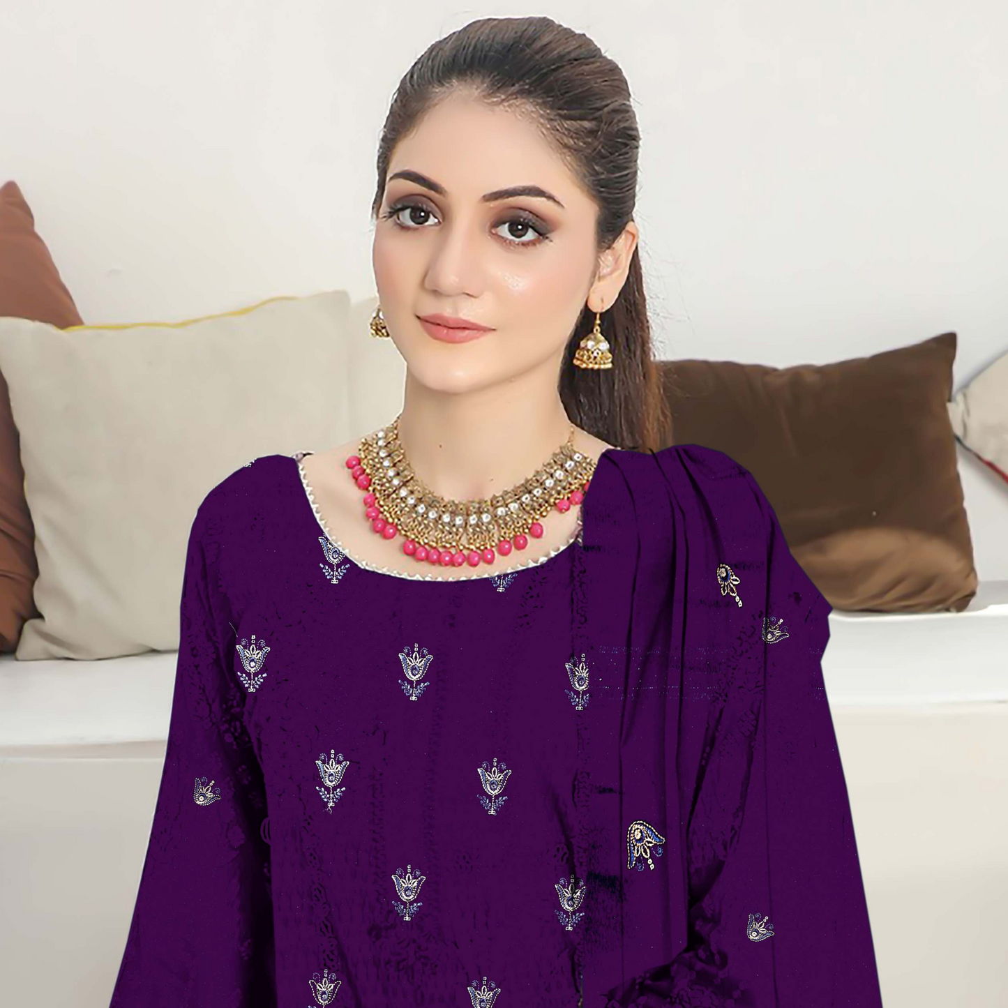 Agaz-e-Surma Embroidered –001