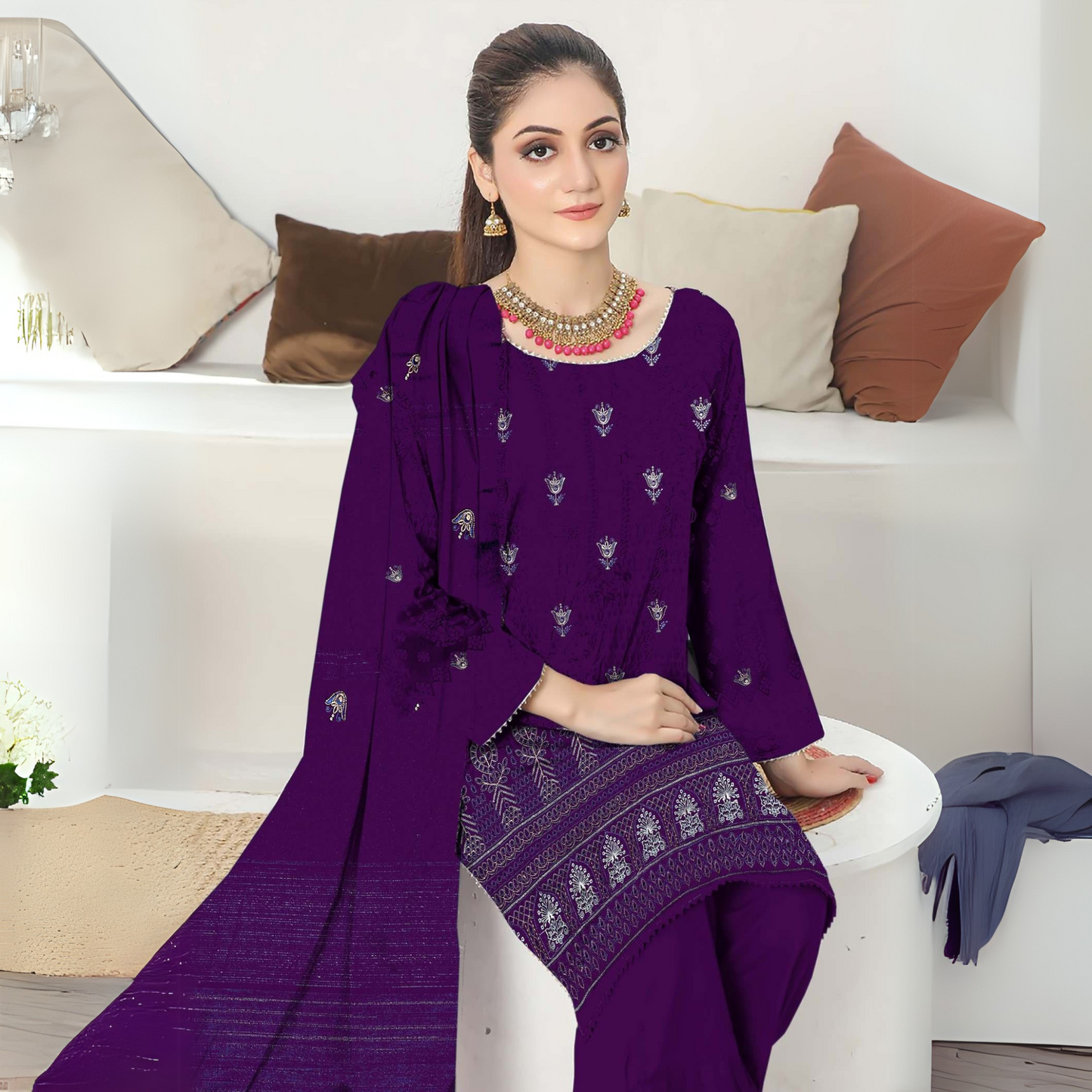 Agaz-e-Surma Embroidered –001