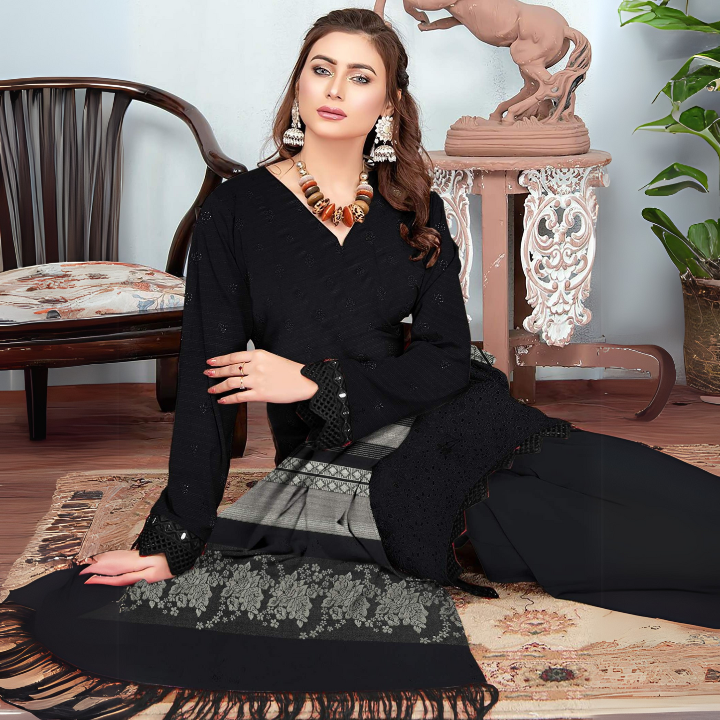 Anmol Motti Embroidered –001