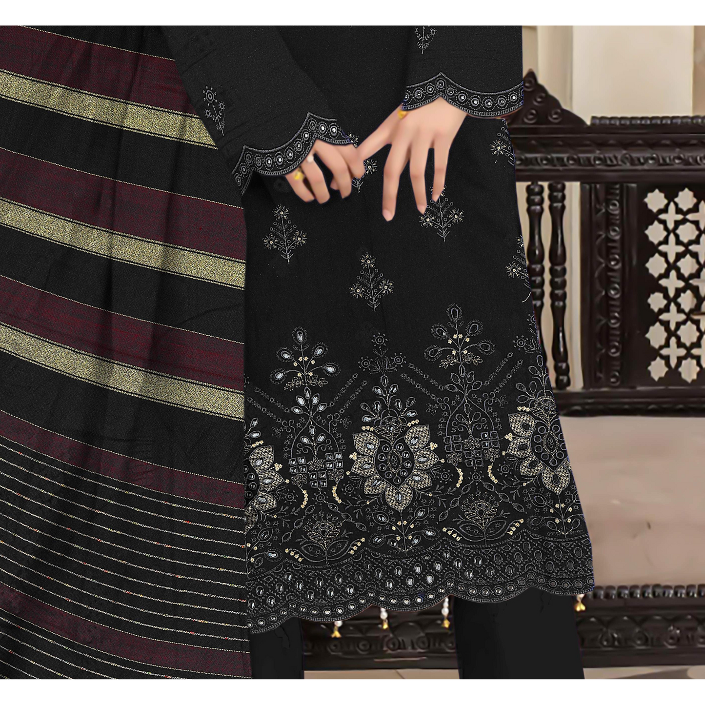 Afsana Embroidered –002